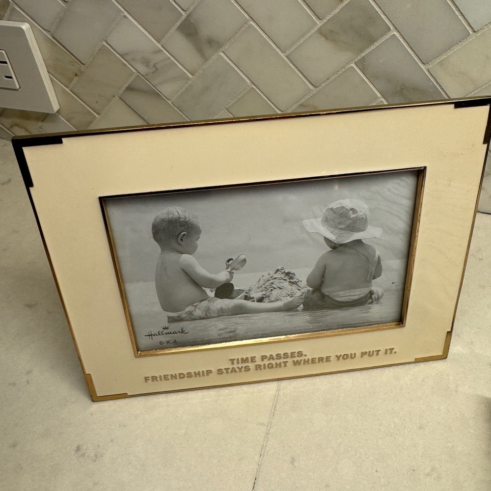 Hallmark Gold and Cream Friendship Frame